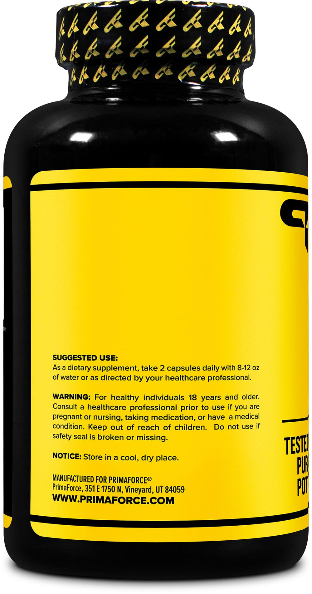 NSF certified and GMP compliant facility for PrimaForce