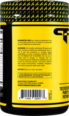 Primaforce Pre-Workout Complex Powder bottle with scoop