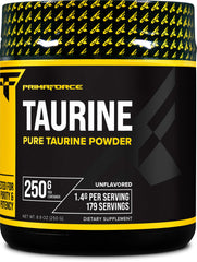 Front label of PrimaForce Taurine Powder 250g