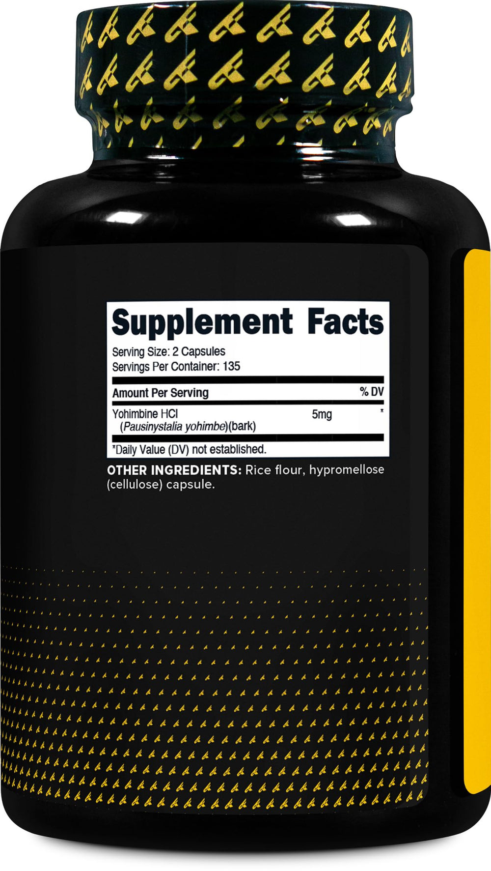 Dosing information for Yohimbine HCl 2.5mg capsules