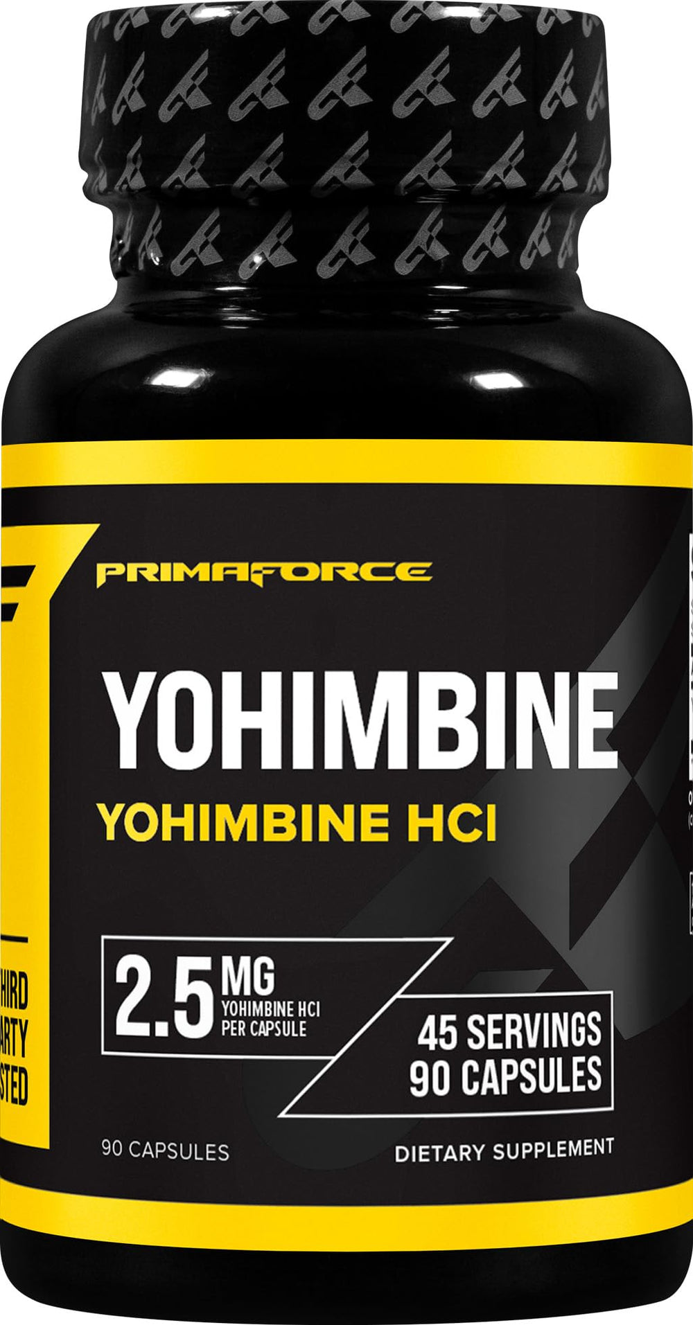 Primaforce Yohimbine HCl 2.5mg bottle – 90 capsules