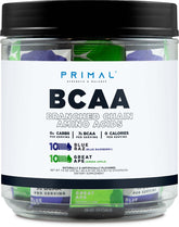 Primal front packaging showing variety pack and stickpack count, convenient travel size