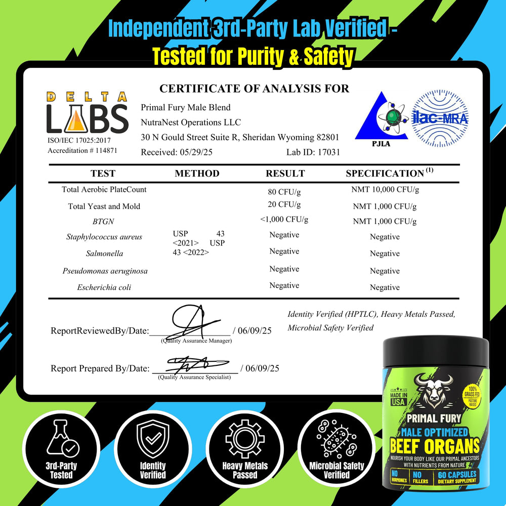 PRIMAL FURY prostate support within the blend for wellness