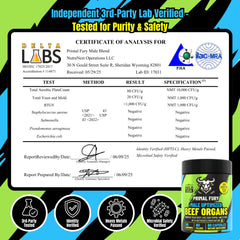 PRIMAL FURY prostate support within the blend for wellness