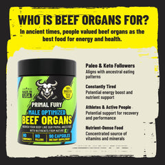 PRIMAL FURY testicle organ image signaling hormone optimization potential