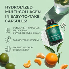 Collagen sources: grass-fed bovine, chicken, fish, eggshell membrane