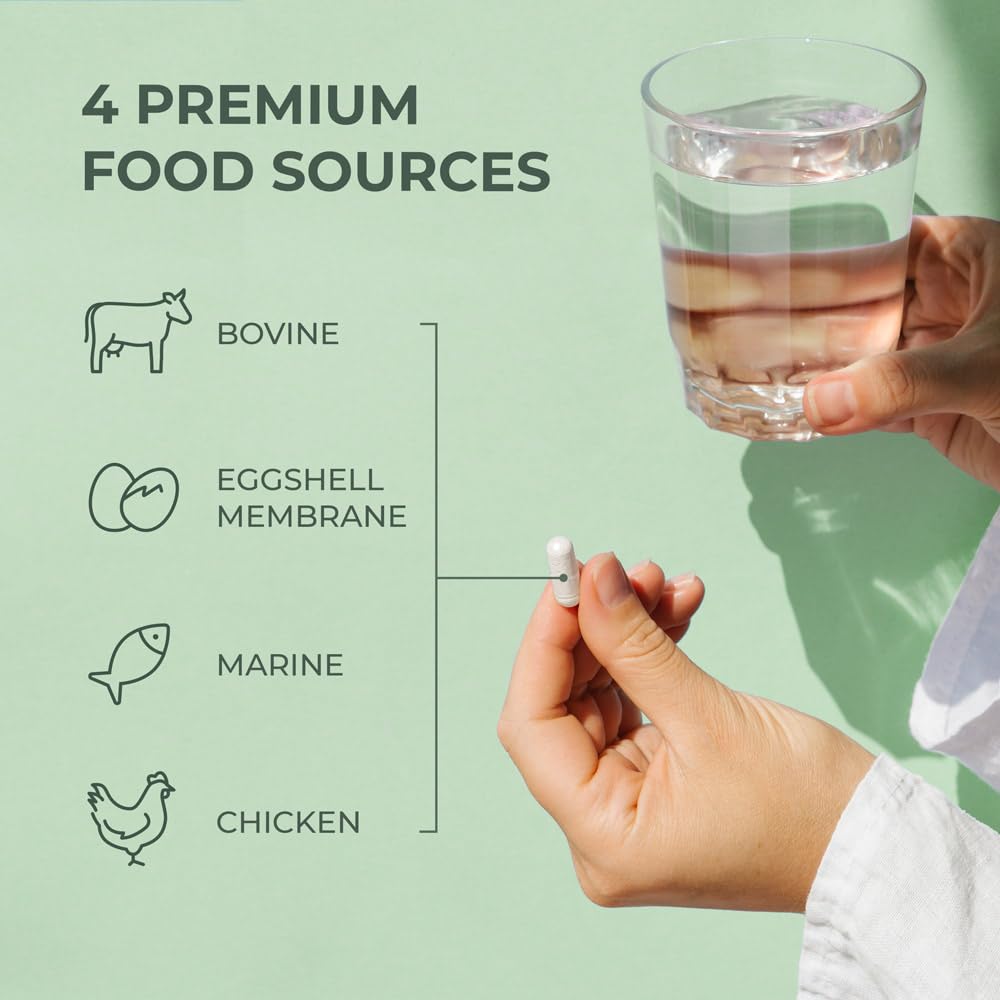 Vitamin C supporting collagen synthesis