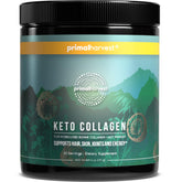 Primal Harvest Keto Collagen Powder jar with 30 servings