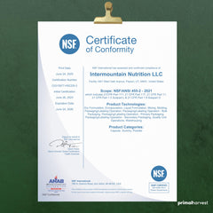 Packaging showing 60 count, 1 pack of Primal Flex