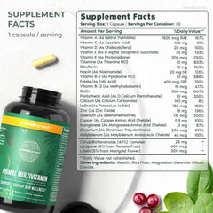 Primal Multivitamin packaging and label