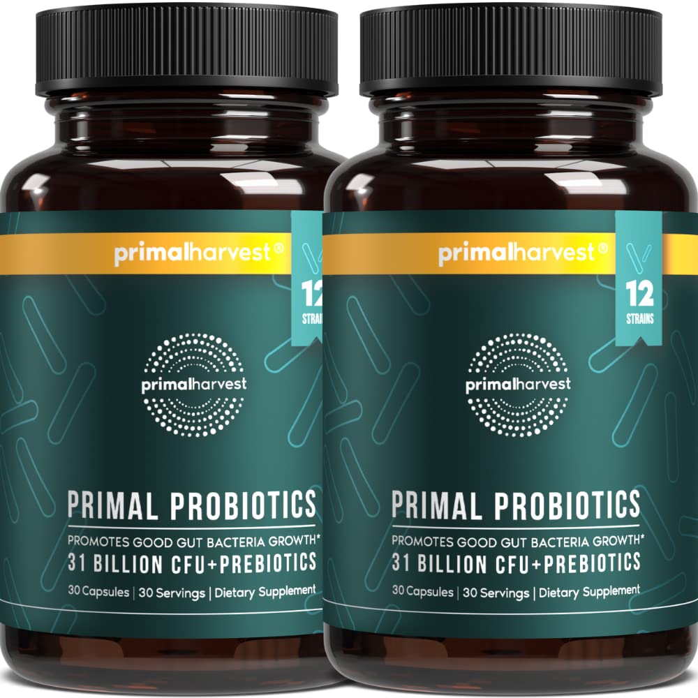 Primal Harvest Probiotics for Women and Men 60 capsules 2-pack