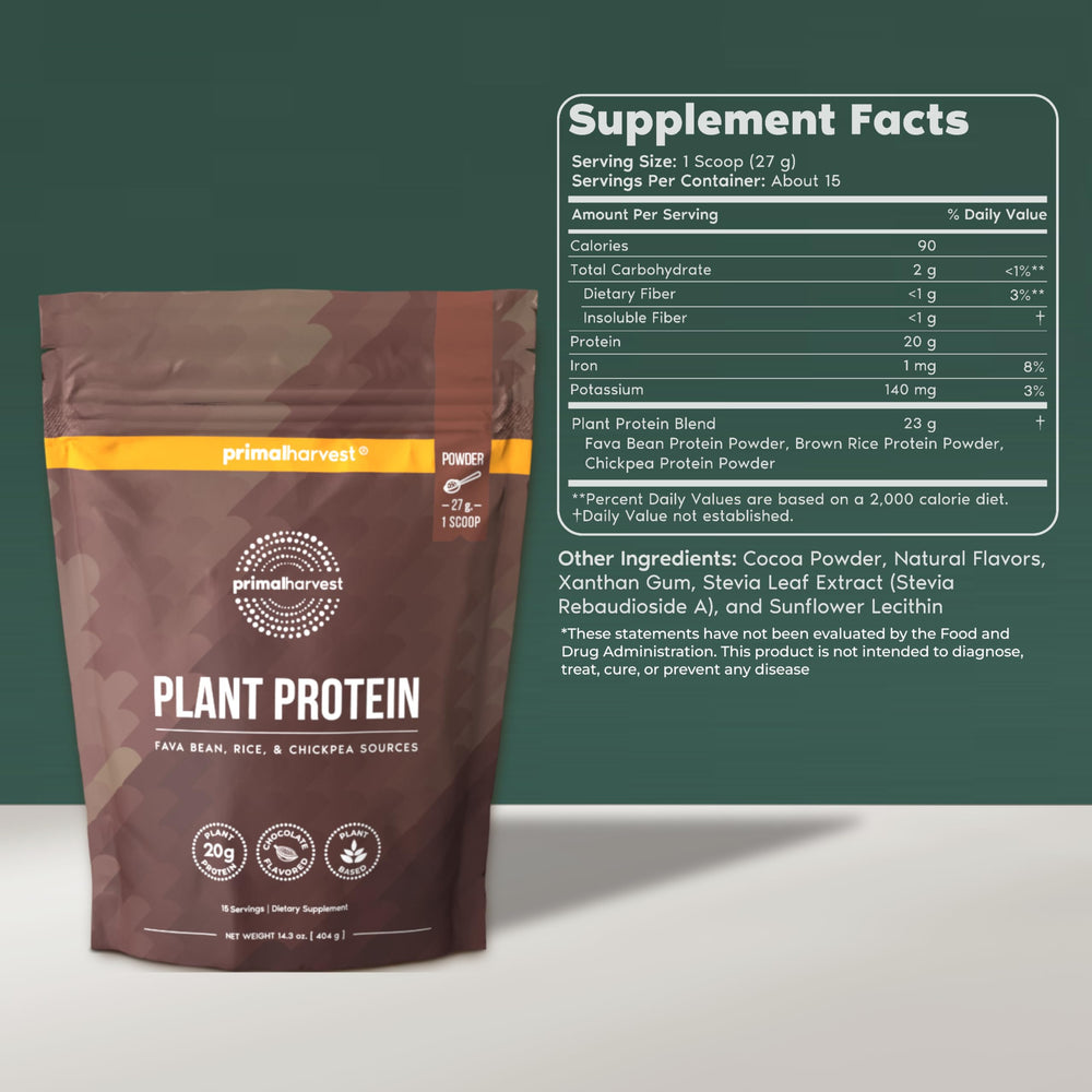 Primal Harvest vegan protein powder shake glass demonstrates easy post-workout mixability