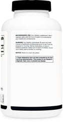 Primal L-Citrulline nutrition facts label