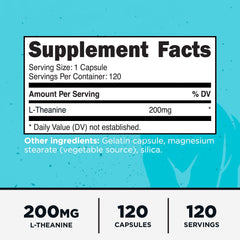 Front packaging of Primal L-Theanine Capsules