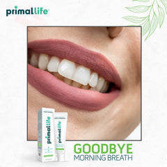 Clay-based whitening toothpaste texture with charcoal accents