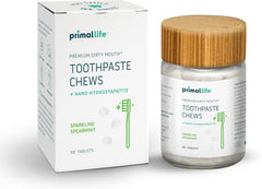 Front view of Primal Life Organics Dirty Mouth Toothpaste Chews jar