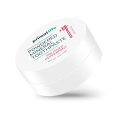 Gluten-free, fluoride-free toothpowder with no artificial additives