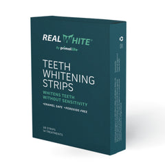 Bright, confident smile after whitening with Real White Strips