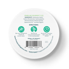 No synthetic additives, fluoride-free, gluten-free