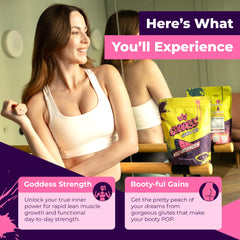 Athletic woman performing a strength training exercise