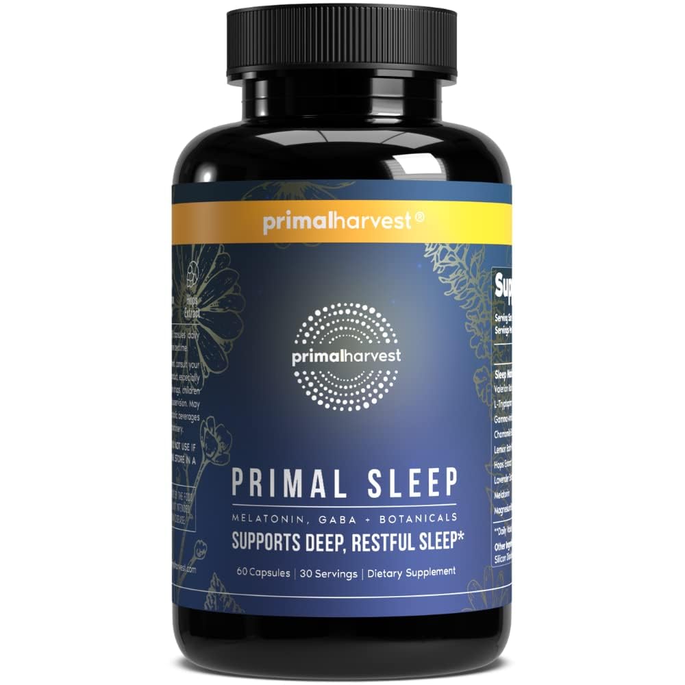 Primal Sleep bottle with product label