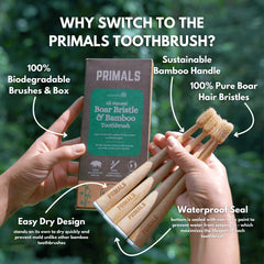 Easy-dry design stand for bamboo toothbrush