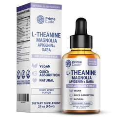 Prime Code L-Theanine mixed berry flavor liquid