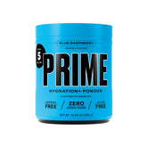 PRIME Hydration+ Blue Raspberry powder tub