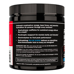 Prime Labs pre workout USA-made non-GMO badge reinforces trusted quality