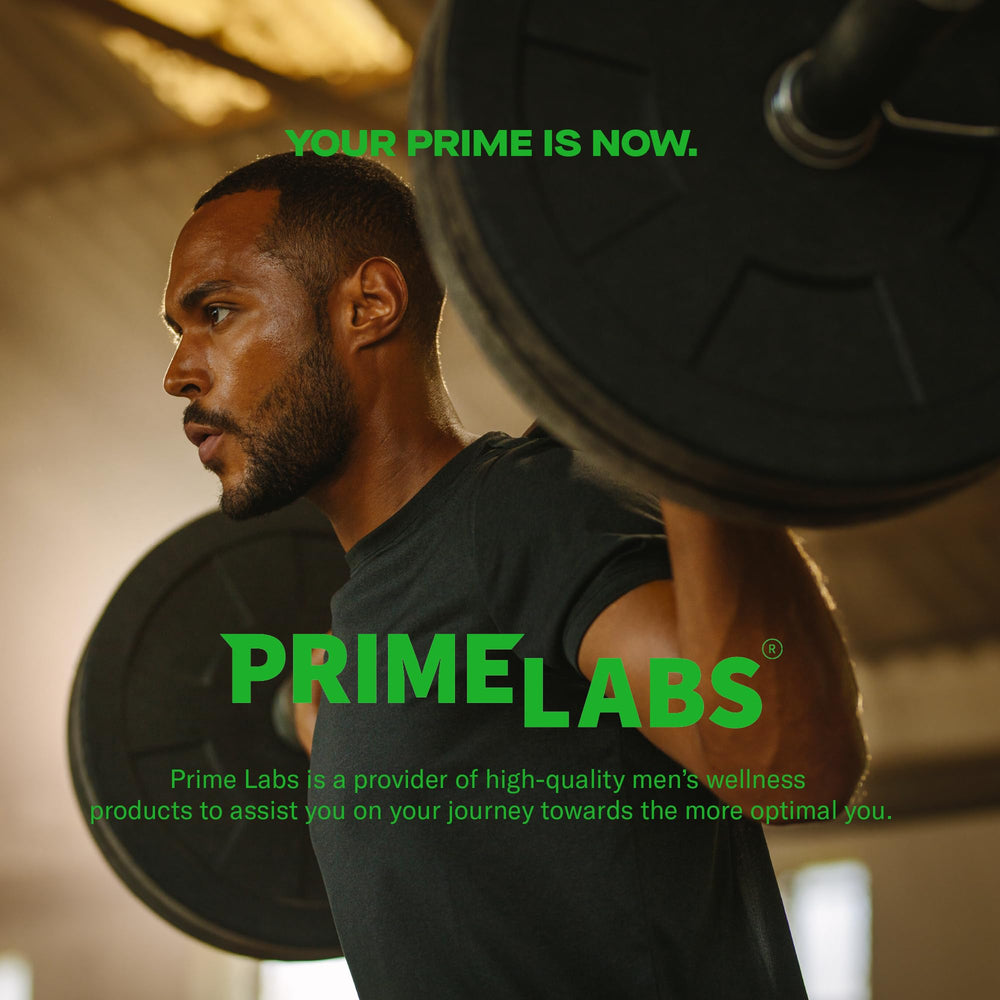 USA-made Prime Labs badge with product