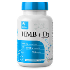 Prime Powders HMB and Vitamin D3 bottle label