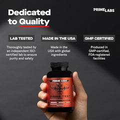 USA-made Prime Test Pro packaging