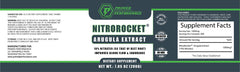 Primed Performance NitroRocket plant-based ingredients highlight non-GMO performance support.