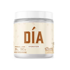 Primeval Labs Dia Hydration Electrolyte Powder Horchata tub label