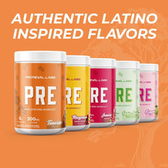 Primeval Labs PRE caffeine 300mg visual delivers steady energy.