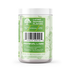Primeval Labs PRE Pepino Limon label highlights Latin-inspired flavor.