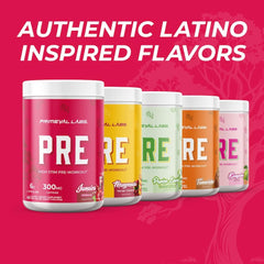 Primeval Labs PRE High-Stim shake in glass after workout