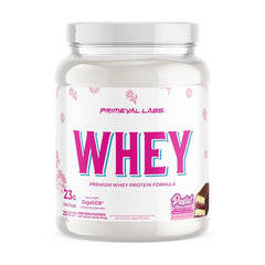 Primeval Labs Pure Whey Protein Concentrate pastel can for clean nutrition and daily shakes