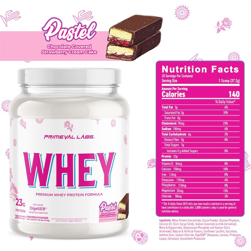 Primeval Labs Pure Whey Protein Concentrate scoop showing easy-measure servings for post-workout refuel