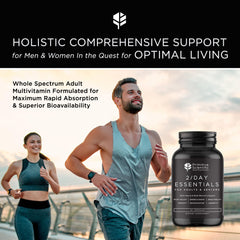 Close-up of natural whole-food ingredients used in the multivitamin