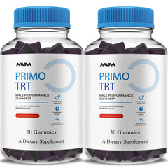 Two-pack Primo TRT Maximum Strength Performance Gummies bottle front view