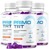 3-pack Primo TRT Gummies hero image with bottle