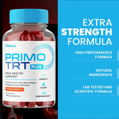 Primo TRT Gummies natural ingredients on label