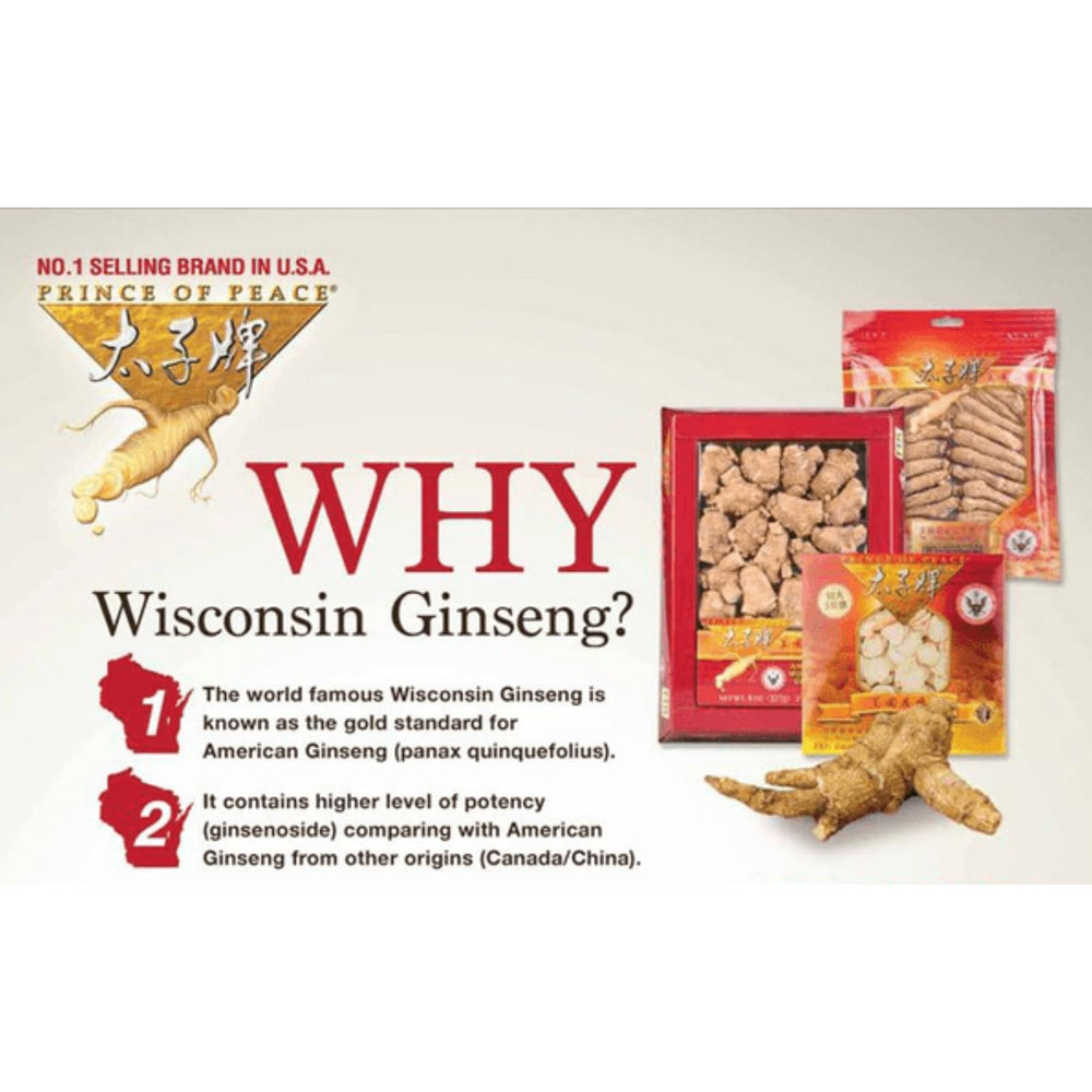 Wisconsin Ginseng branding and packaging label
