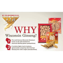 Wisconsin Ginseng branding and packaging label