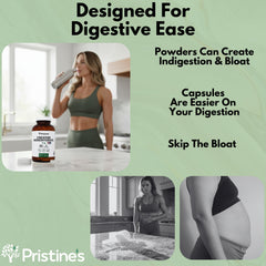 Close-up of PRISTINE Creatine Monohydrate Capsules bottle