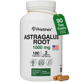 PRISTINE'S Astragalus Root Immune Support bottle label