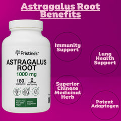 Close-up of Astragalus Root Immune Support capsules