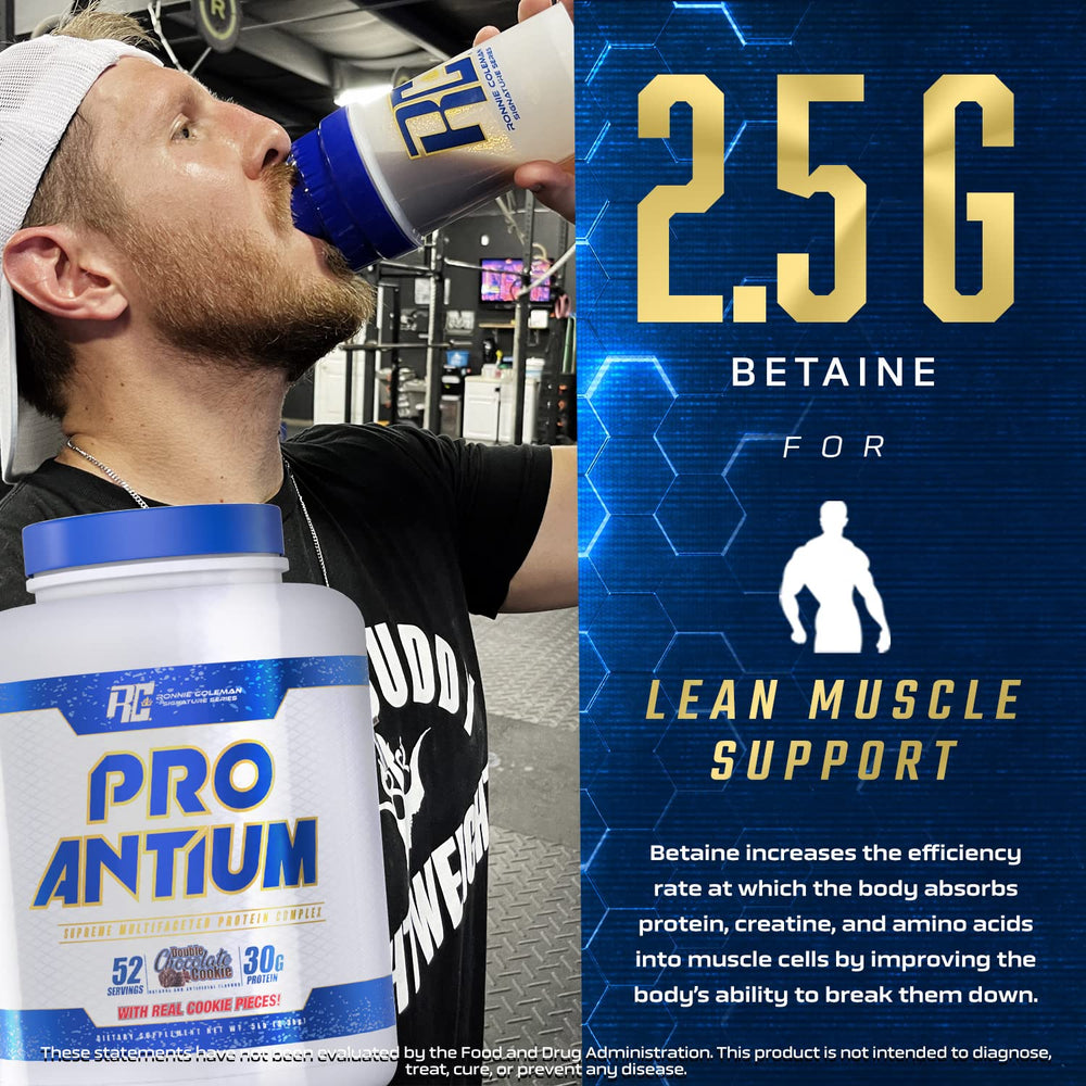 BCAAs, EAAs and creatine in Pro-Antium formula