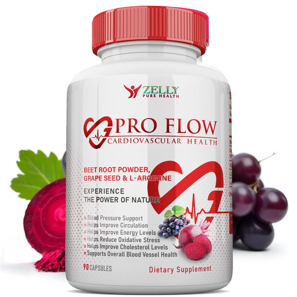 90-capsule bottle of Pro Flow Circulation